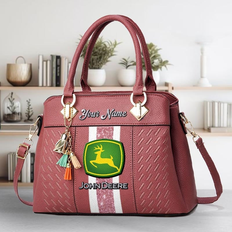 Custom Name JD Zip Handbag Multicolor