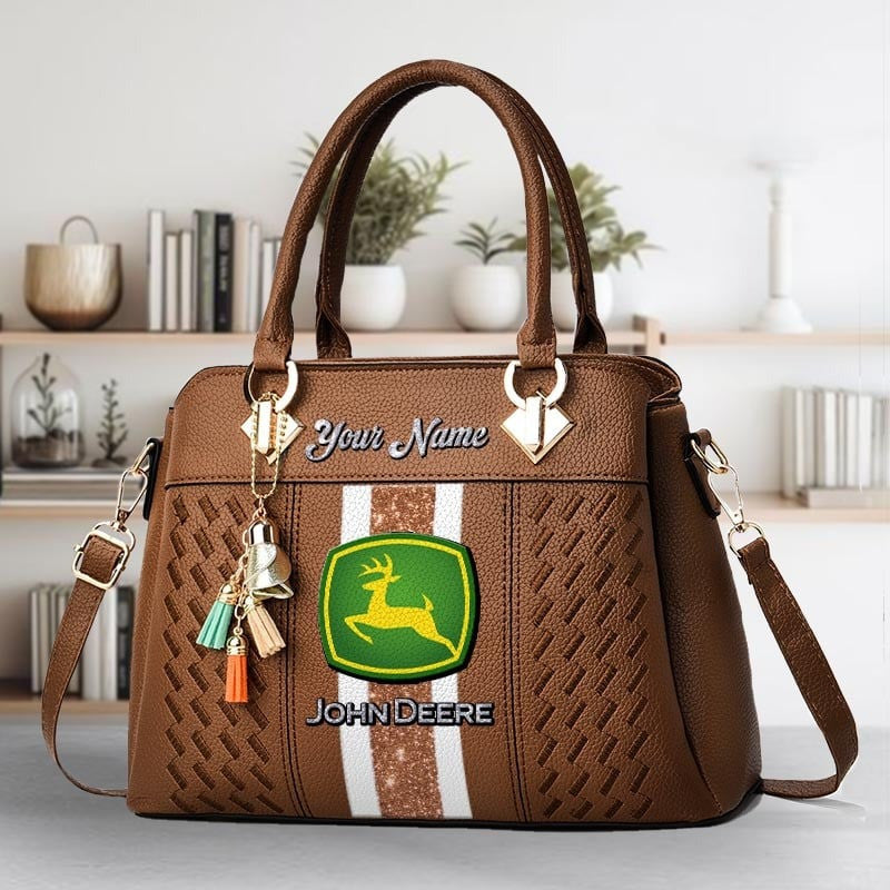 Custom Name JD Zip Handbag Multicolor