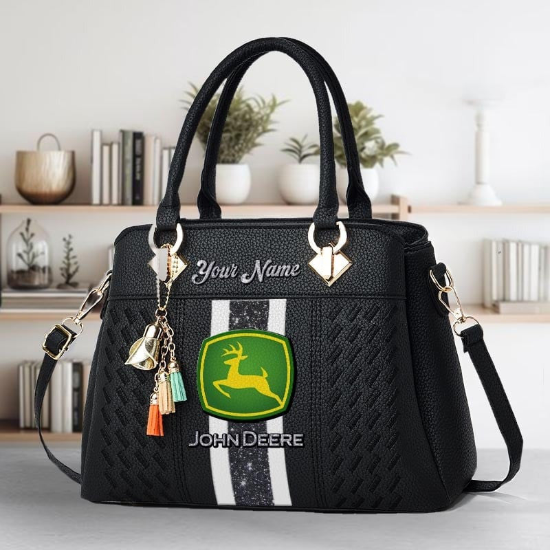 Custom Name JD Zip Handbag Multicolor