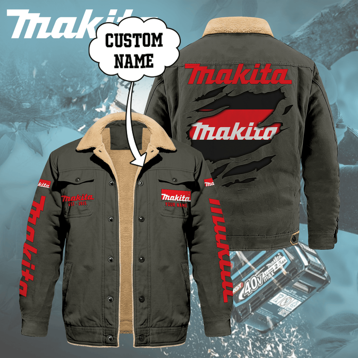 MKT Limited Edition Fleece Cotton Jacket CR251137