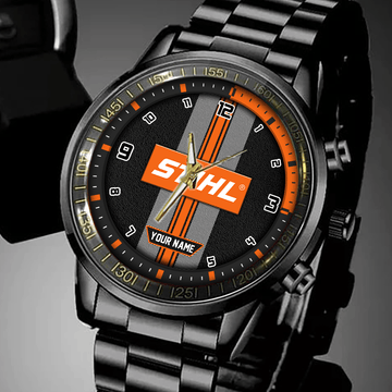 STL New Personalized Black Hand Watch for fan-Limited Edition YVT0487