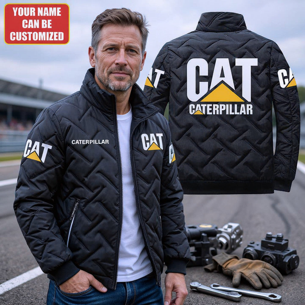Custom Name CAT Puffer Jacket CR111301 TH3672