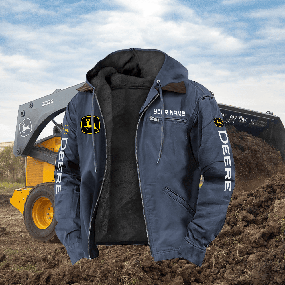 Personalized JD Left Chest Zipper Pocket Jacket 02