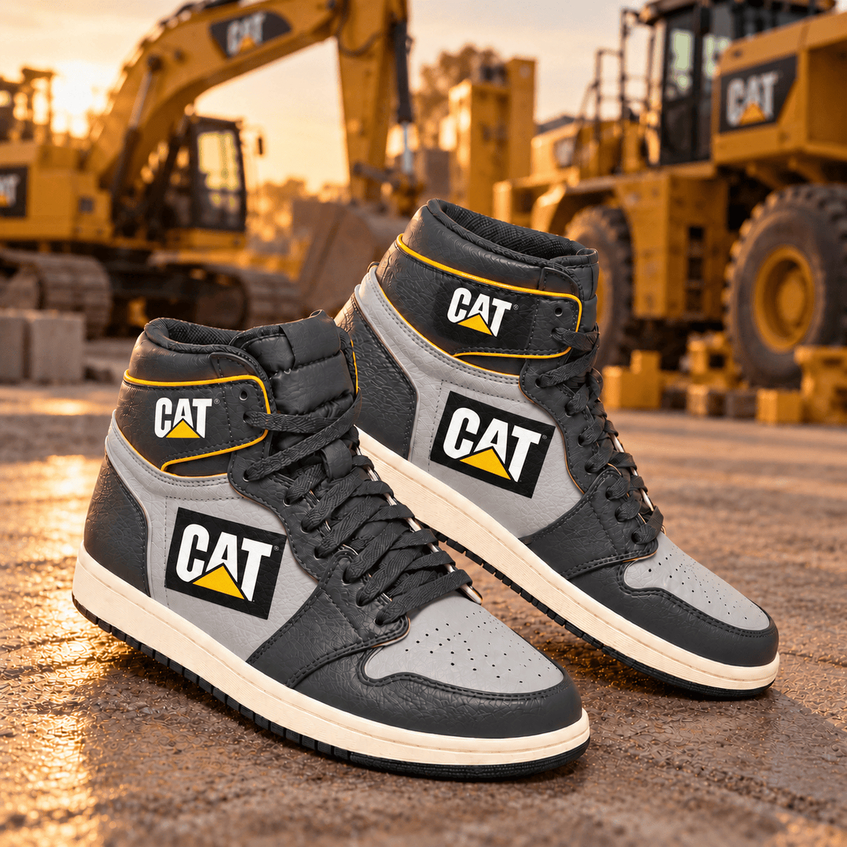 CAT AJ1 High Custom Sneaker