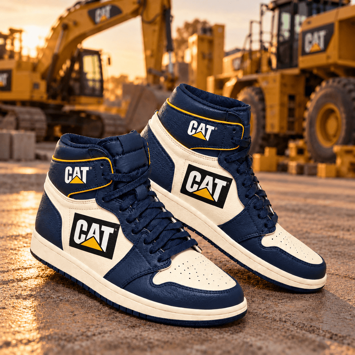 CAT AJ1 High Custom Sneaker
