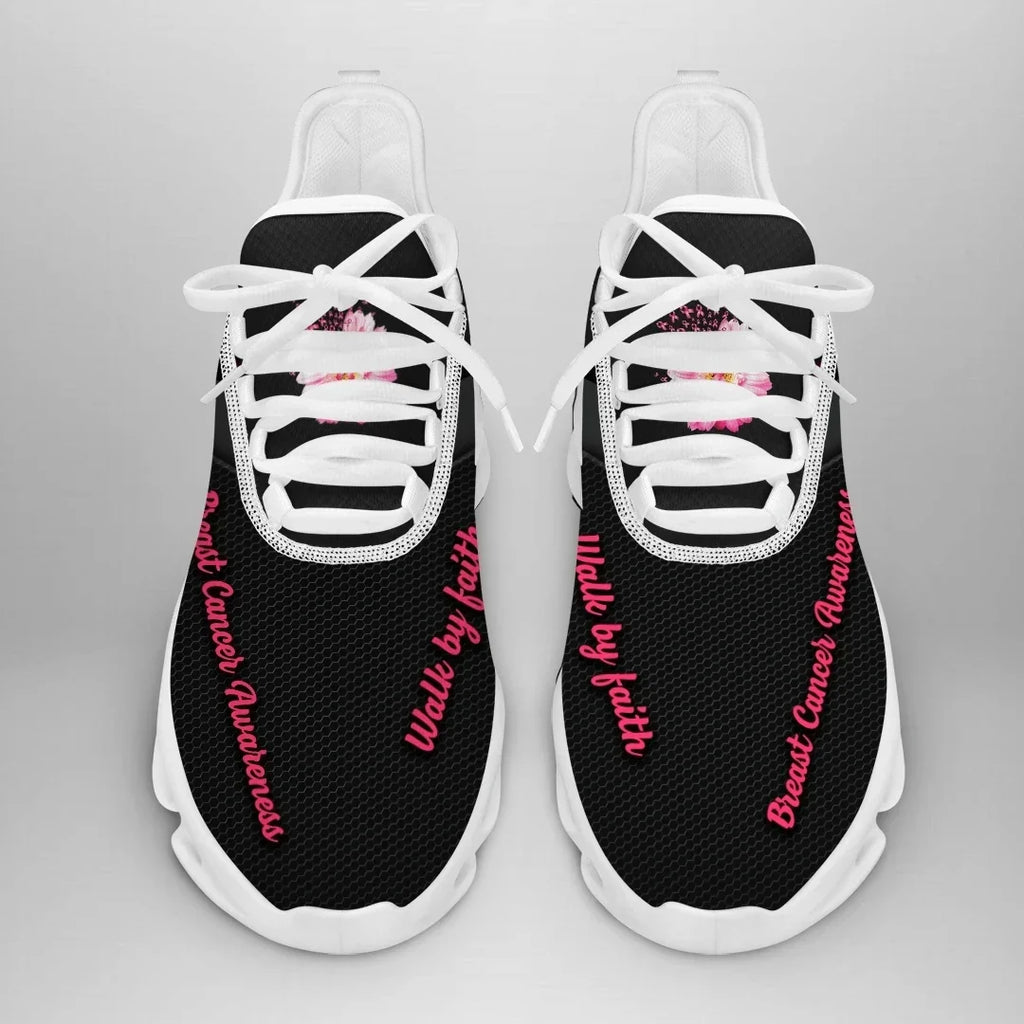 Custom Text Breast Cancer Awareness Sneaker _ QUY2405