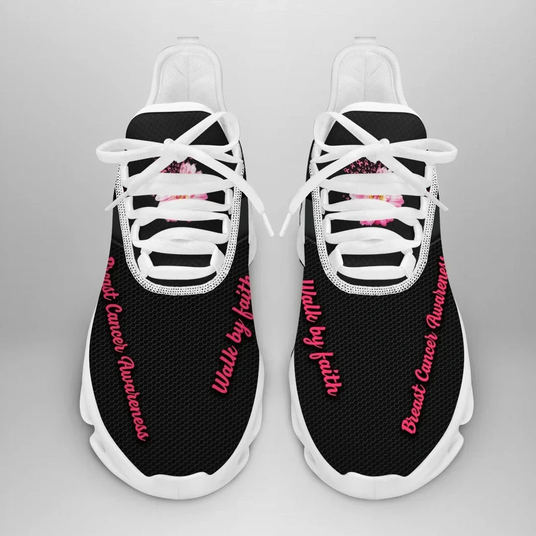 Custom Text Breast Cancer Awareness Sneaker _ QUY2405