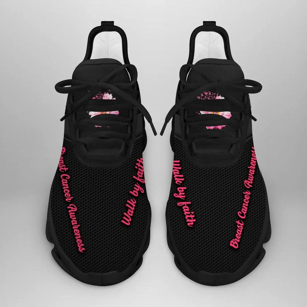 Custom Text Breast Cancer Awareness Sneaker _ QUY2405