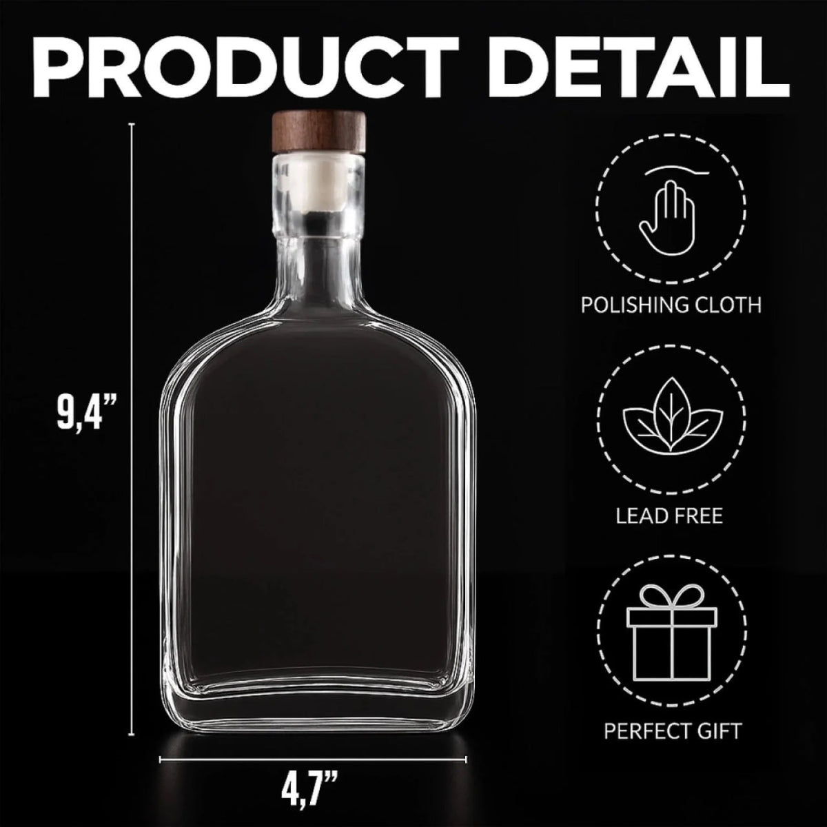 IM ndian Motorcycle WINWB10051 Whiskey Bottle