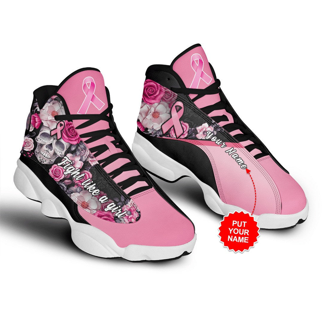 PERSONALIZED BREAST CANCER AWARENESS JD13 SNEAKER QUY4213