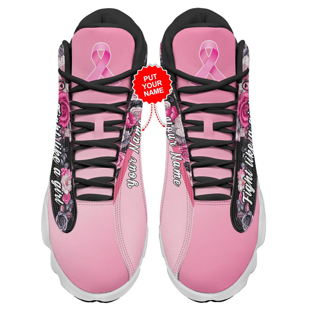 PERSONALIZED BREAST CANCER AWARENESS JD13 SNEAKER QUY4213