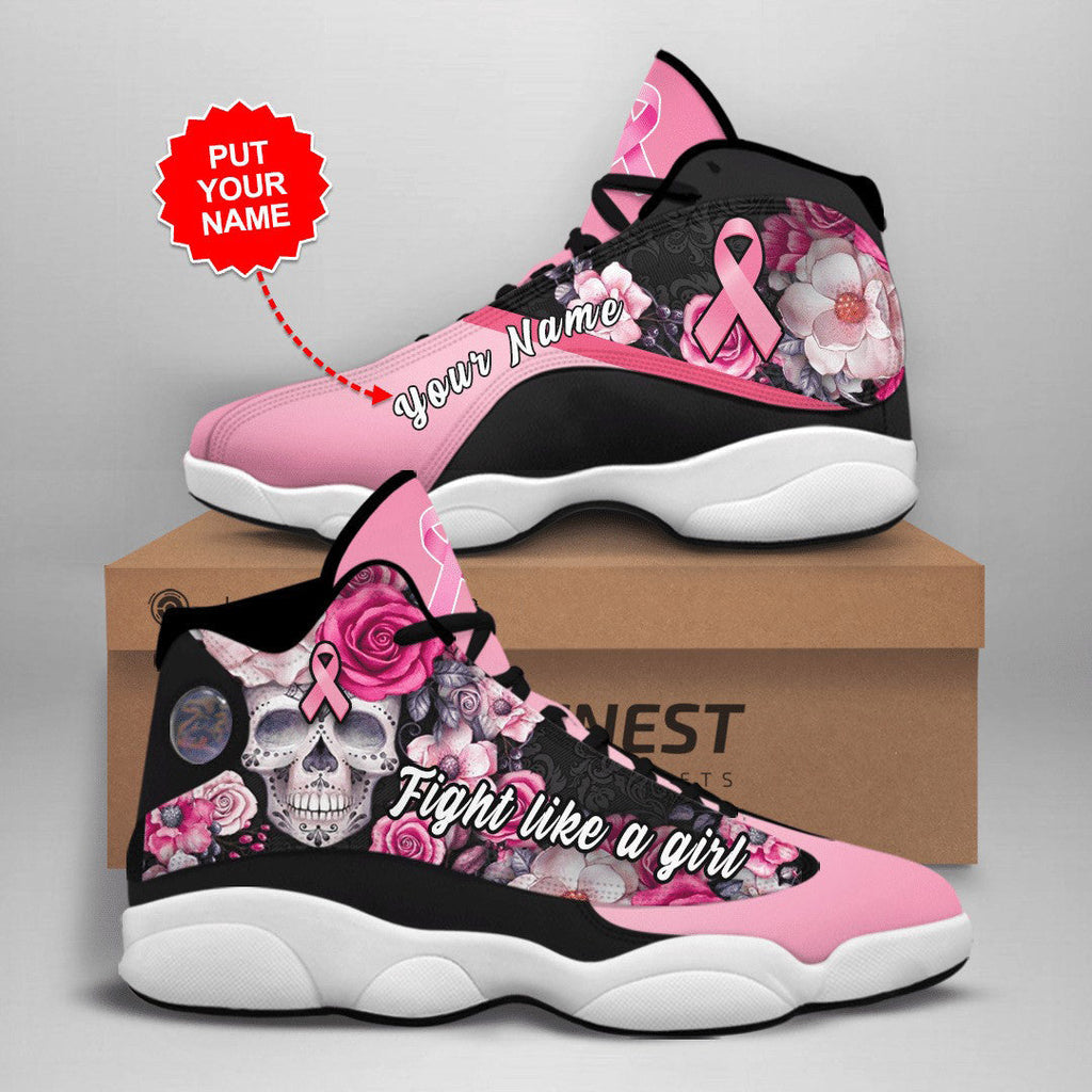PERSONALIZED BREAST CANCER AWARENESS JD13 SNEAKER QUY4213