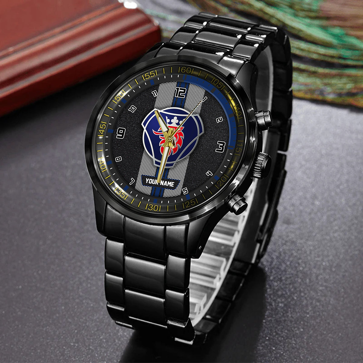 SCN New Personalized Black Hand Watch for fan-Limited Edition YVT0487