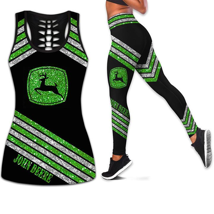 JD HOLLOW TANK TOP & LEGGINGS SET