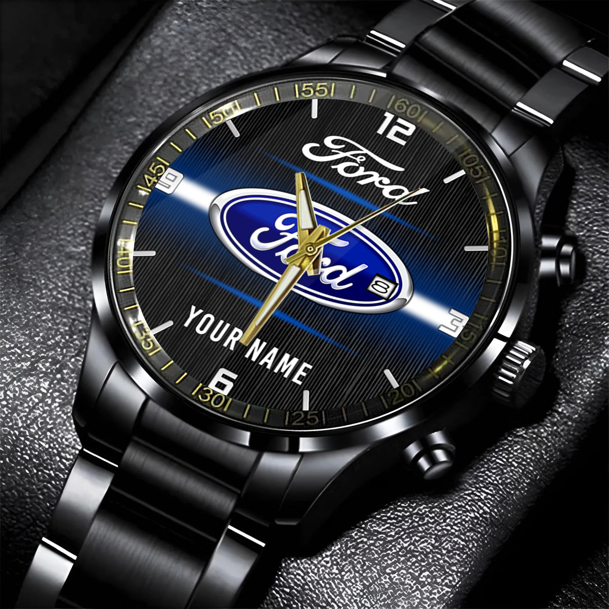 FD New Personalized Black Hand Watch for fan-Limited Edition YVT0488